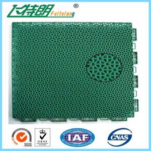 Quality Floated Waterproof Badminton Interlocking Rubber Flooring For Tennis Court for sale