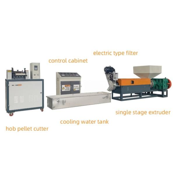 Dependable Dimensions PP PE HDPE LDPE LLDPE Plastic Pelletizer Pelletizing Granulator