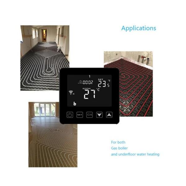 weekly Programmable Touch Screen Electric Heating Thermostat 16A LCD Display for Electric Floor HeatingController