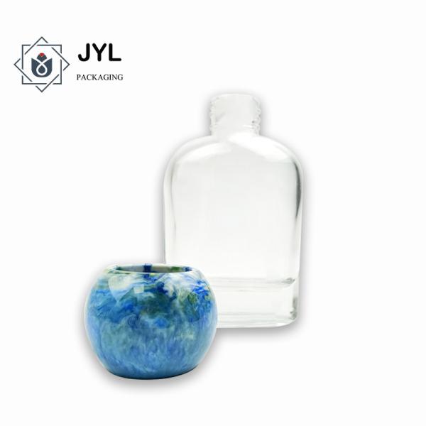 Buy Marble Resin Perfume Bottle Lids , Practical Moisture Proof Cap Diffuser at wholesale prices