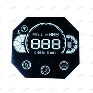 Quality 5 Digit 7 Segment Lcd Display , VA Colour Lcd Display For Car Speedometer for sale