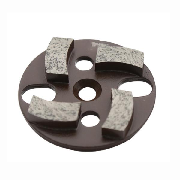 Diamond Metal Polishing Pads , Grinding Abrasive Disc With 4 Bar Segments