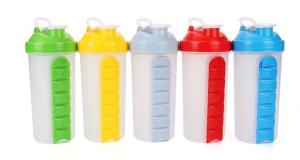 Quality Creative style of bottle with one weekly pill organizer, Creative style of 700ML bottle with one weekly pill organizer for sale