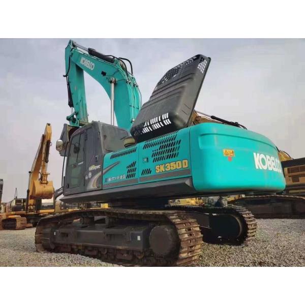 CE 35T Used Kobelco Excavators 4 Sale Heavy Backhoe Equipment Used Kobelco 350 Excavator