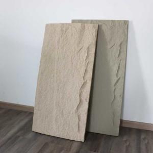 China Indoor Luxury PU Faux Stone Wall Panel Waterproof 3D Decorative 100mm on sale