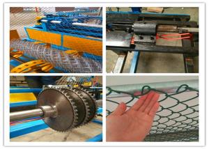Quality 3M Width Chain Link Machine / Chain Wire Machine Serve Motor Large Capacity for sale