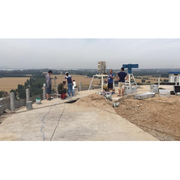 Automatic Target Tracking Drone Security System Digital Drone Jammers Detector With Radar