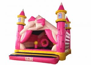 Quality Princess Kids Inflatable Bounce House Pink Bowknot Inflatable Jump Castle Cute inflatable bouncy for sale