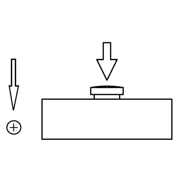 Small Tank Weighing Compression Load Cell Strain Gauge , Button Type