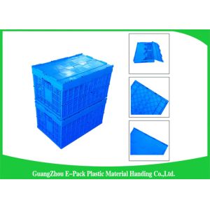 Mesh Collapsible Plastic Containers with Attached Lids / Package Folding Plastic