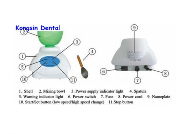 Hospital Medical Equipment Dental Semi-automatic Stepless Speed Alginate Mixer