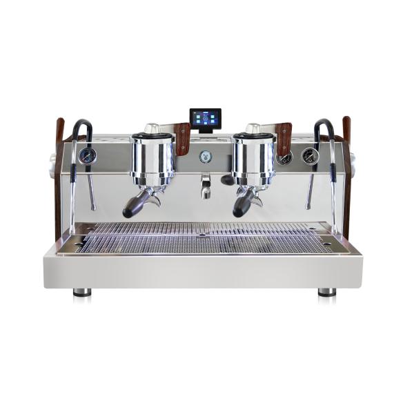 Commercial Double-head Electric Espresso Coffee Maker- Dual Boilers Capacity 11L 2L 2L