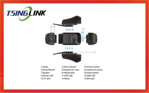 China HD GPS Tracking Dash Cam , Wireless Dash Cam With Video Recording Function on sale