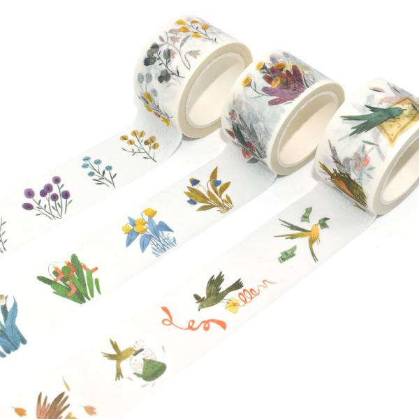 Printed Masking Tape Custom Japanese Decoration Washi Paper Tape