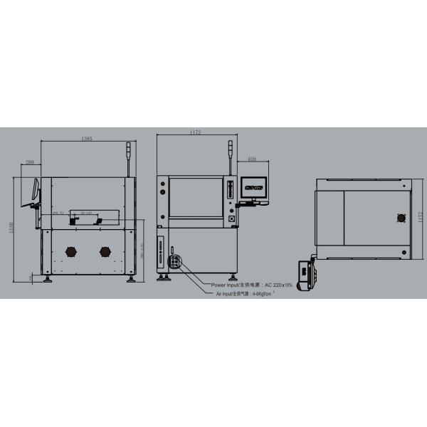 High Precision Fully Automatic PCB Board Solder Paste Printer