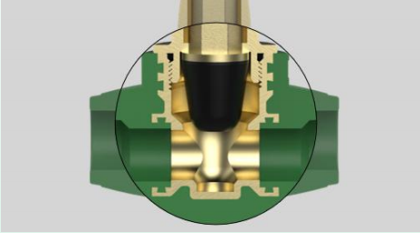 Soft Seal Type Plastc PPR Concealed Gate Valve For Heat Insulation