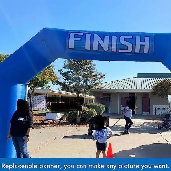 3m Outdoor Inflatable Finish Line Arch Customize Logo With Air Pump