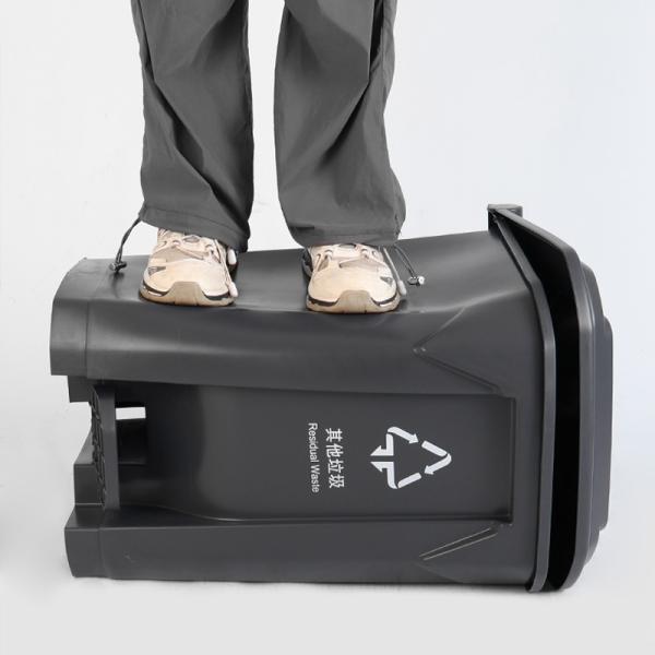 Classification Large Plastic Trash Containers 240L 660L 1100L Outdoor Plastic Dustbin