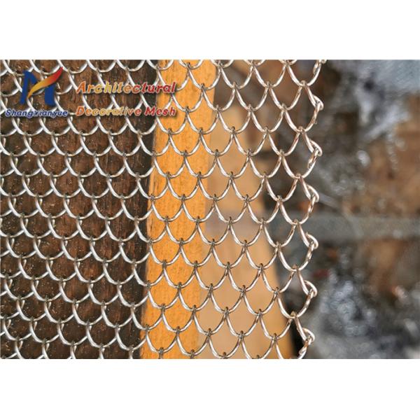 8mm Architectural Wire Mesh Panels Solar Shading SS 304