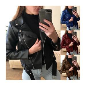 Quality                  Leather Jacket Winter and Autumn Fall Apparel Clothes for Women Cardigan Blazer Jacket Blazers Ladies Coats              for sale