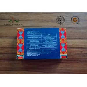 Classic Medicine Packaging Box CMYK Printing Embossing Vanishing On Top