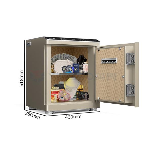 Buy Fingerprint Auto Open Smart Safe Box Customized Night Table Safe at wholesale prices