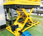 High Strength Rigid Chain Structure Scissor Fork Lift Platform Customization