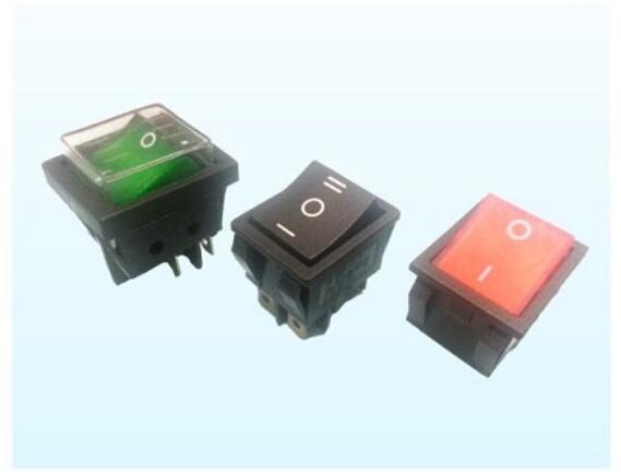 Momentary 15A 16A 20A 30A 2 Position LED Rocker Switch For Welding Machine