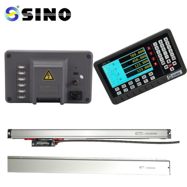 RoHS D Type DRO Linear Scale , Length 220mm CNC Linear Encoder