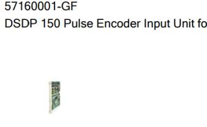 Quality DSDP 150 57160001-GF ABB Pulse Encoder Input Unit for sale