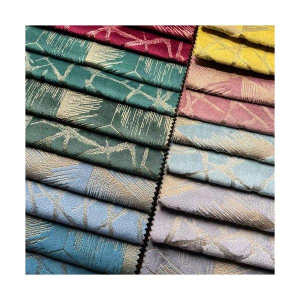 Upholstery Foil Cloth Material Metallic Foil Fabric Living Room Furniture Sofa Textile