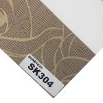 Custom made 3m width double layer fabric designs zebra roller blind new design
