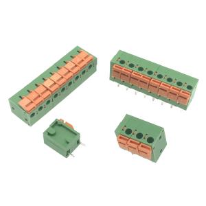5.08mm Pitch PCB Screwless Spring Terminal Block Vertical Wiring Entry