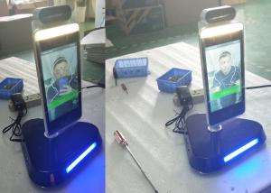 Quality Face Recognition safe TEMPERATURE kiosk thermal scanner for security access control system with QR code MIPS software for sale