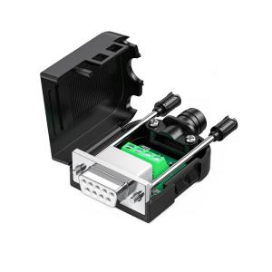 Quality Female DB9 to CAN Bus Interface Adapter 4-Pin Screw Terminals with 120 ohm Resistor for sale