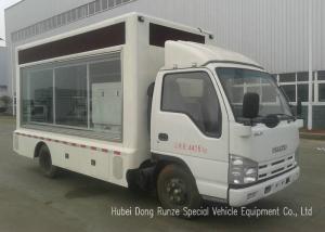 ISUZU Mobile LED Billboard Truck With Scrolling Light Box For Sales Promotion AD