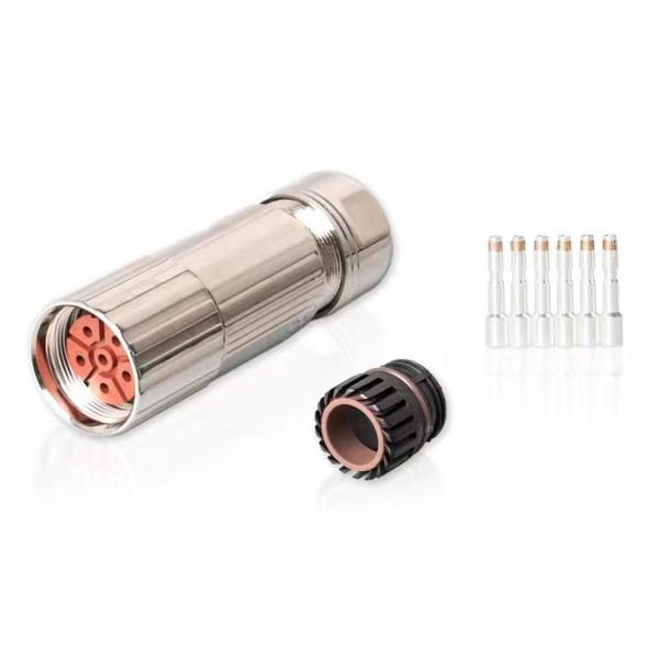 Siemens M23 Servo Power 6 Pin Industrial Connector 6FX2003-0LU30