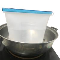 China Reusable Silicone Insulated Freezer Airtight Fresh-keeping Leak-proof Food Bags for sale