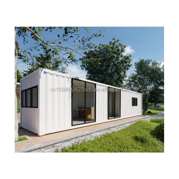 Outdoor 40ft Modern Expandable Container Prefabricated House with 3 Bedrooms and Living Room Steel Construction