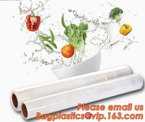 China Stretch And Fresh Re-usable Food Wraps Silicone Plastic Stretch Cling Film, Food grade LDPE cling film,LDPE stretch film on sale