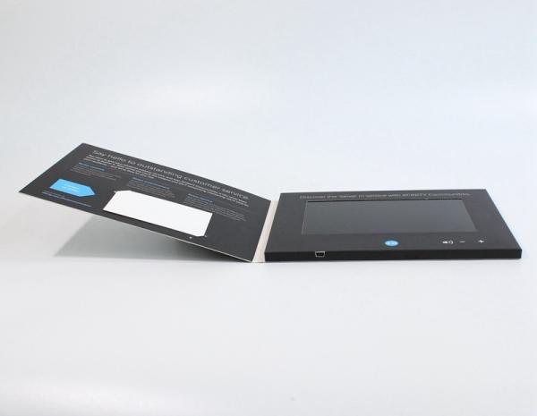 Buy CMYK printing Handmade LCD 7 inch HD Video Greeting Card with ON / OFF button switch at wholesale prices