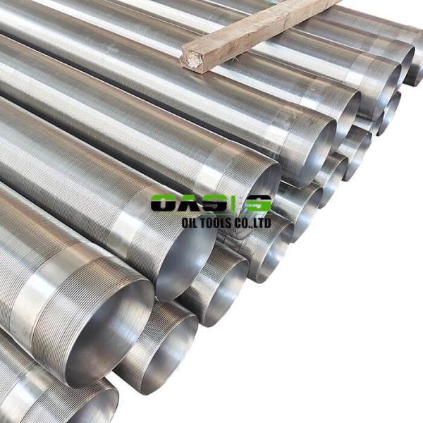 stainless steel Long Service Life Wire Wrapped Screen for filter water