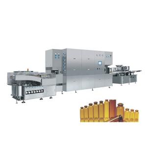 Quality 220BPM Oral Syrup Filling Machine Oral Liquid Bottle Washing Drying Filling Capping Machine Production Line for sale