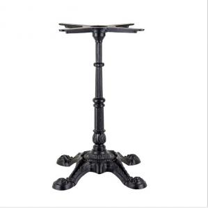China Hot Selling Bistro table Cast iron table base with tiger claw on sale