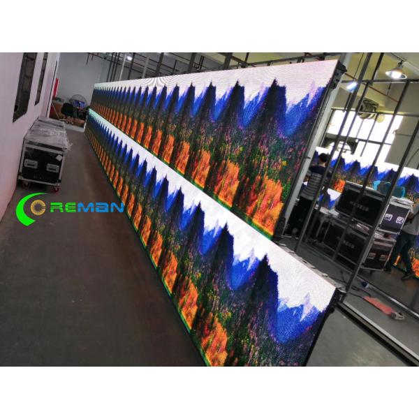 Indoor Outdoor LED Display Cabinet Rental P3.91 P4.81 500*1000mm 500X500