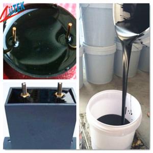 China Black Thermally Conductive Potting Compound , Two Compound Thermal Conductive Epoxy Glue on sale