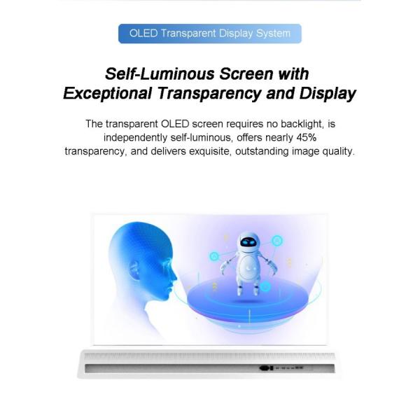 Ultra Thin Transparent OLED Display Monitor HD Clear See Through Digital Oled Panel