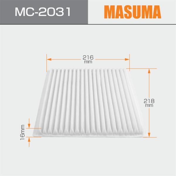 MC-2031 MASUMA Cabin Filter CA1103 for SUBARU TRIBECA Top- Auto Repair Part 72880XA00A