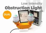 Remote LED Obstruction Light Alarm Controller Electrostatic Polyester