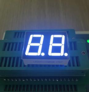 Quality Ultra bright white 0.56&quot; Dual digit 7 segment led display common anode for equipment panel for sale